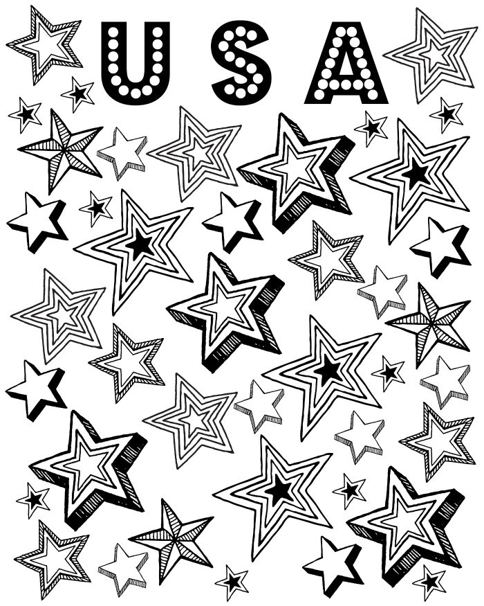 37 Stars Coloring Pages Printable 11