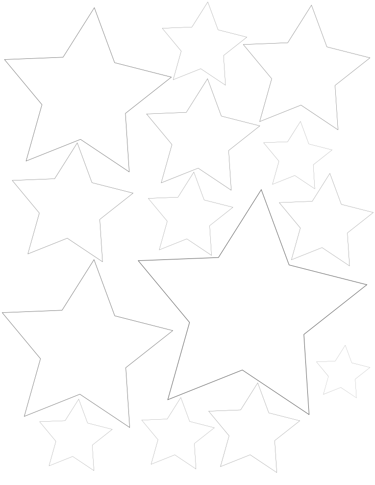 37 Stars Coloring Pages Printable 12