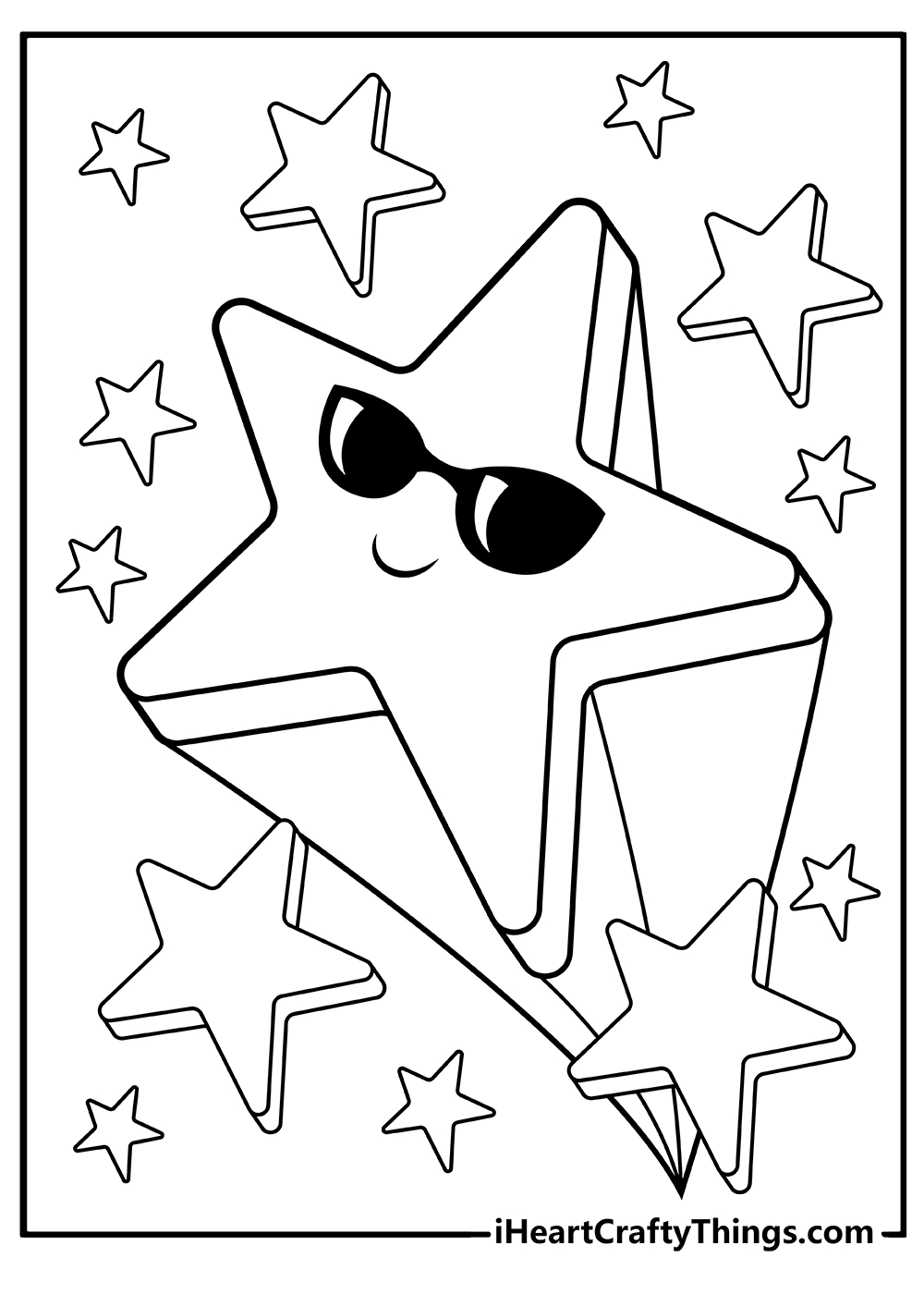 37 Stars Coloring Pages Printable 13