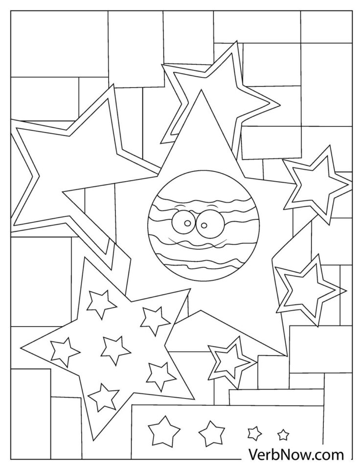 37 Stars Coloring Pages Printable 14