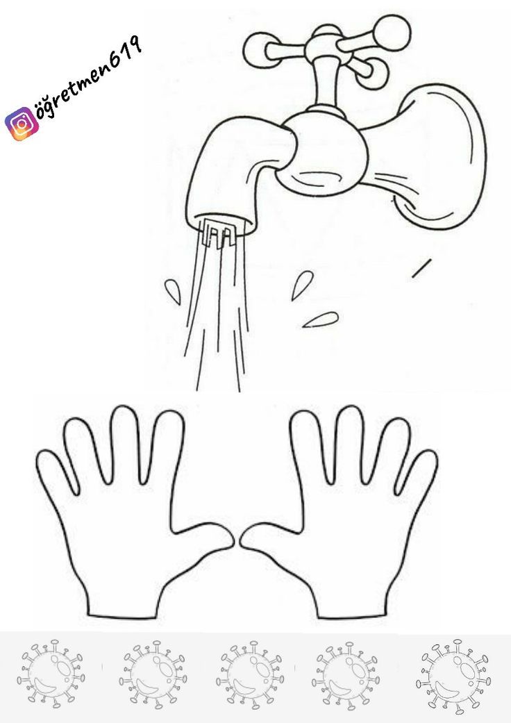 37 Washing Hands Coloring Pages Printable 18