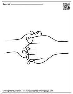 37 Washing Hands Coloring Pages Printable 20