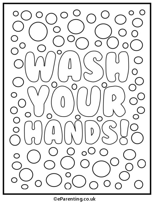 37 Washing Hands Coloring Pages Printable 22