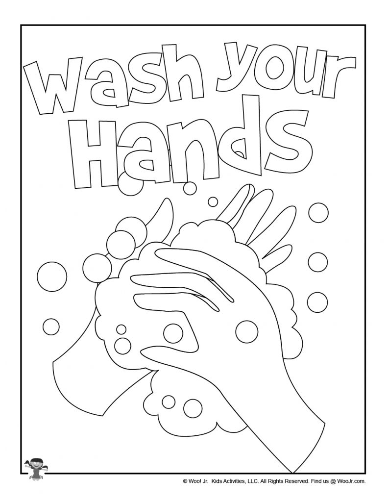 37 Washing Hands Coloring Pages Printable 31