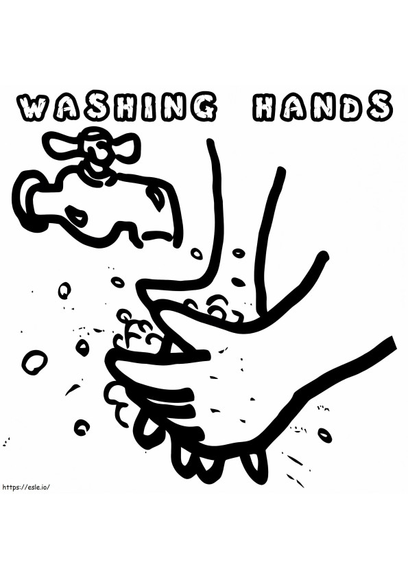 37 Washing Hands Coloring Pages Printable 33