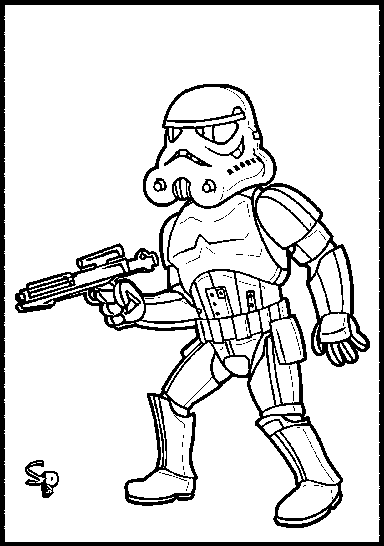 38 Galactic Star Wars Coloring Pages Printable 34