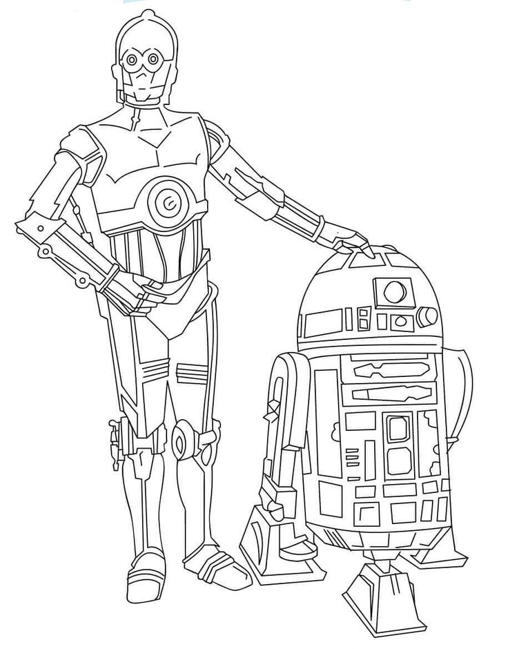 38 Galactic Star Wars Coloring Pages Printable 7