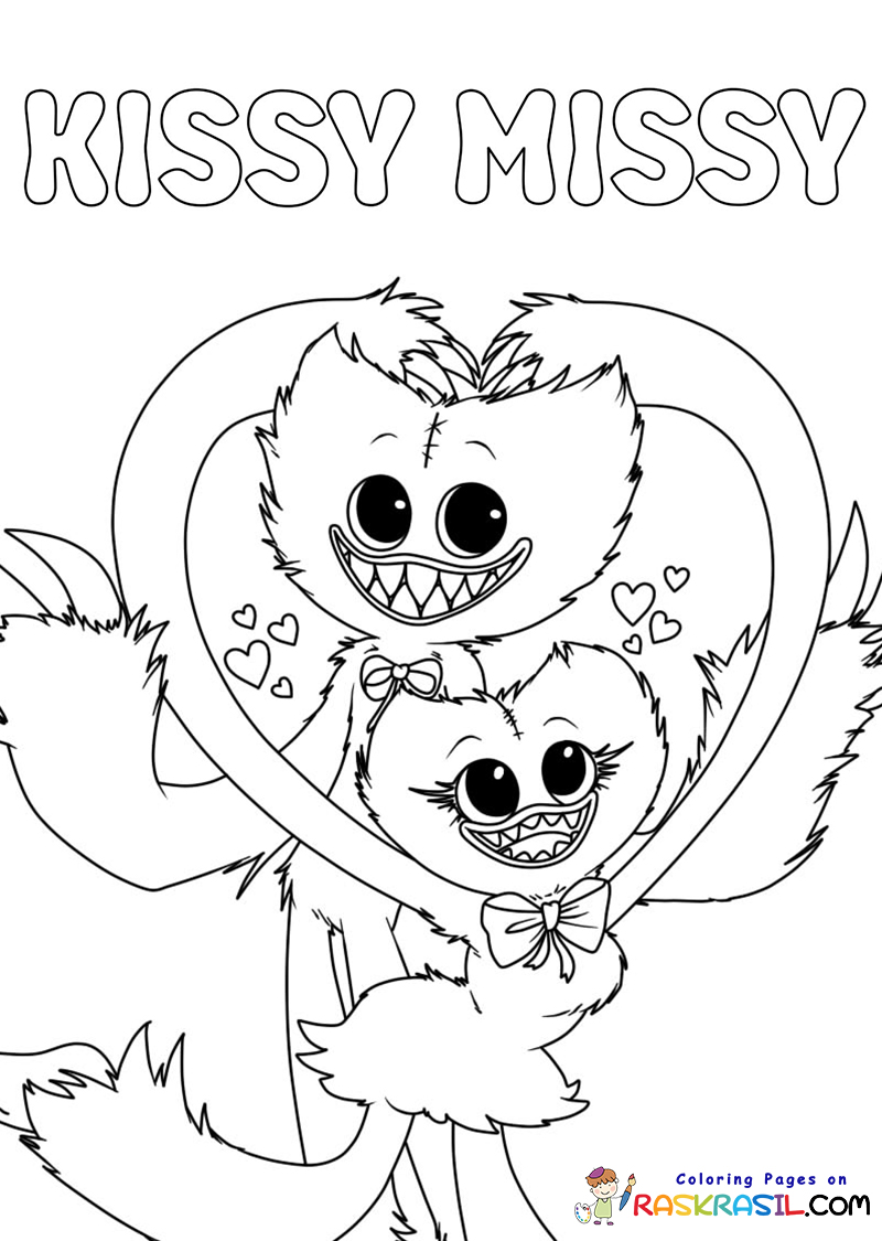 38 Kissy Missy Coloring Pages Printable 1