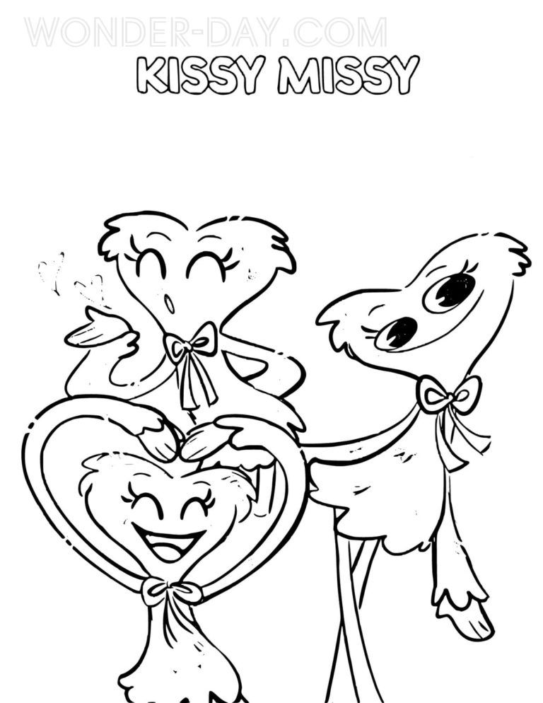 38 Kissy Missy Coloring Pages Printable 14