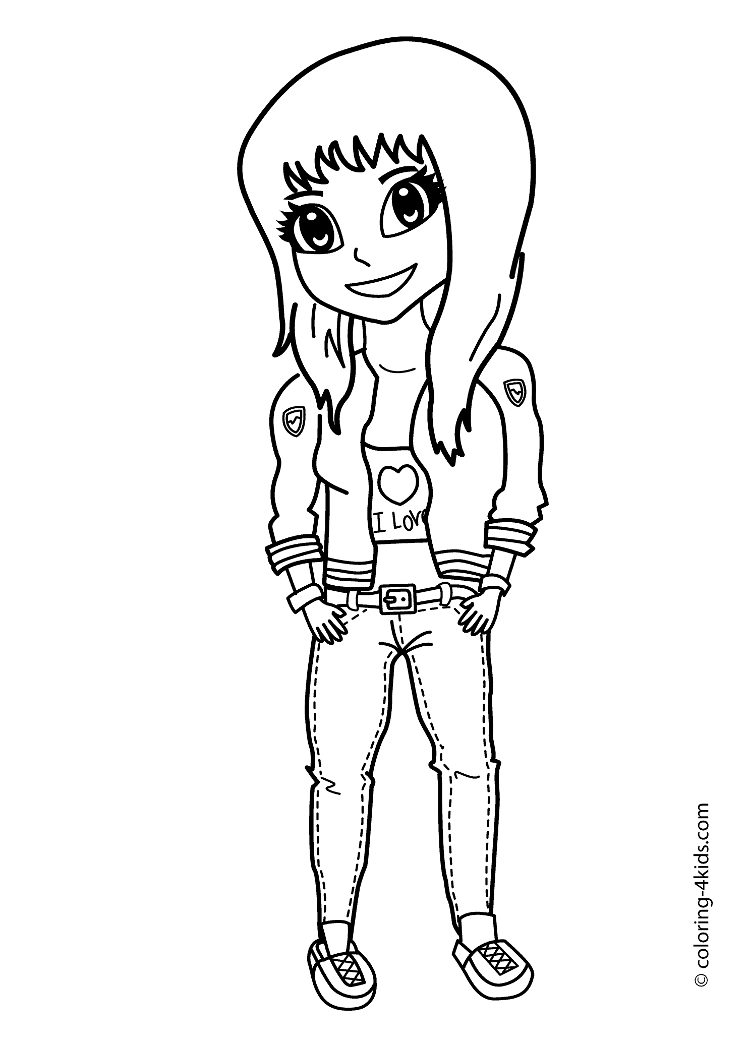 38 Stylish Aesthetic Baddie Coloring Pages Printable 31