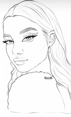 38 Stylish Aesthetic Baddie Coloring Pages Printable 33