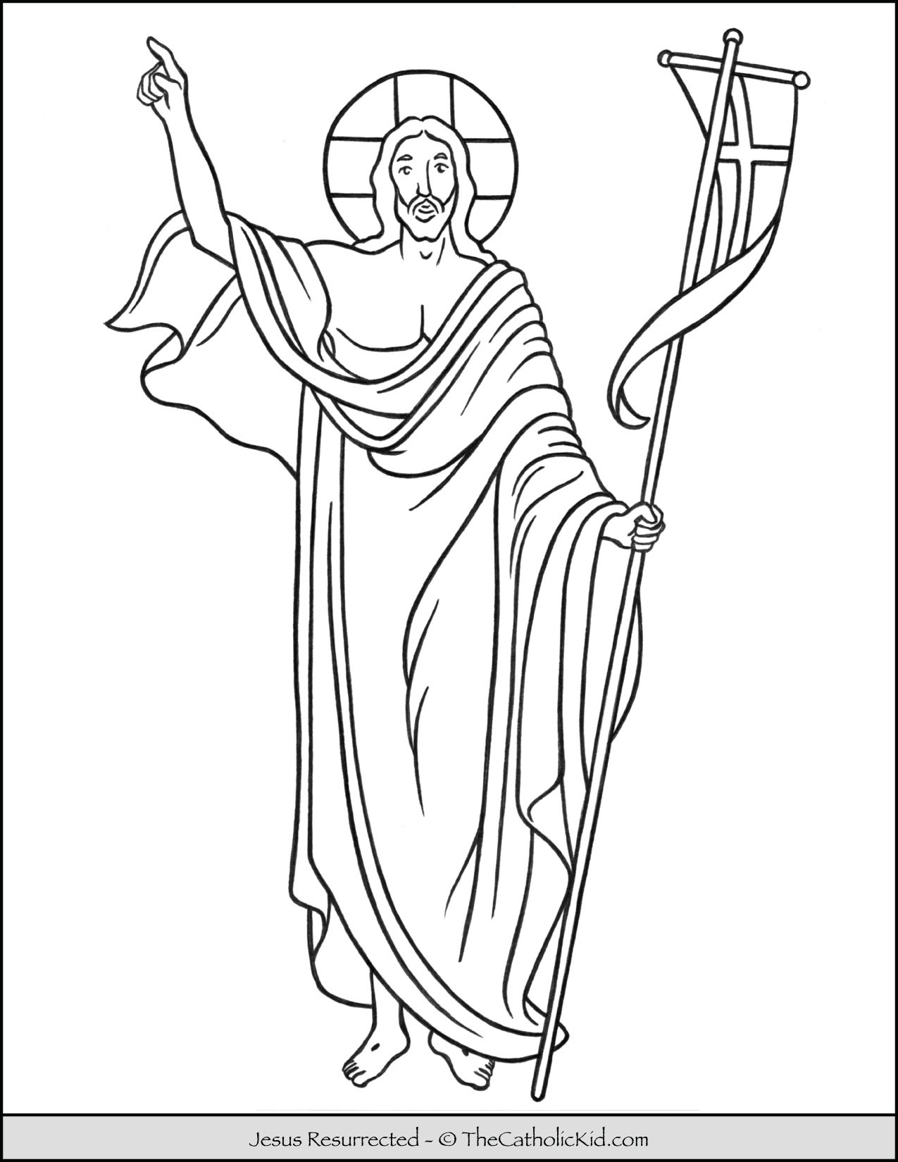 38 Uplifting Resurrection Coloring Pages Printable 12