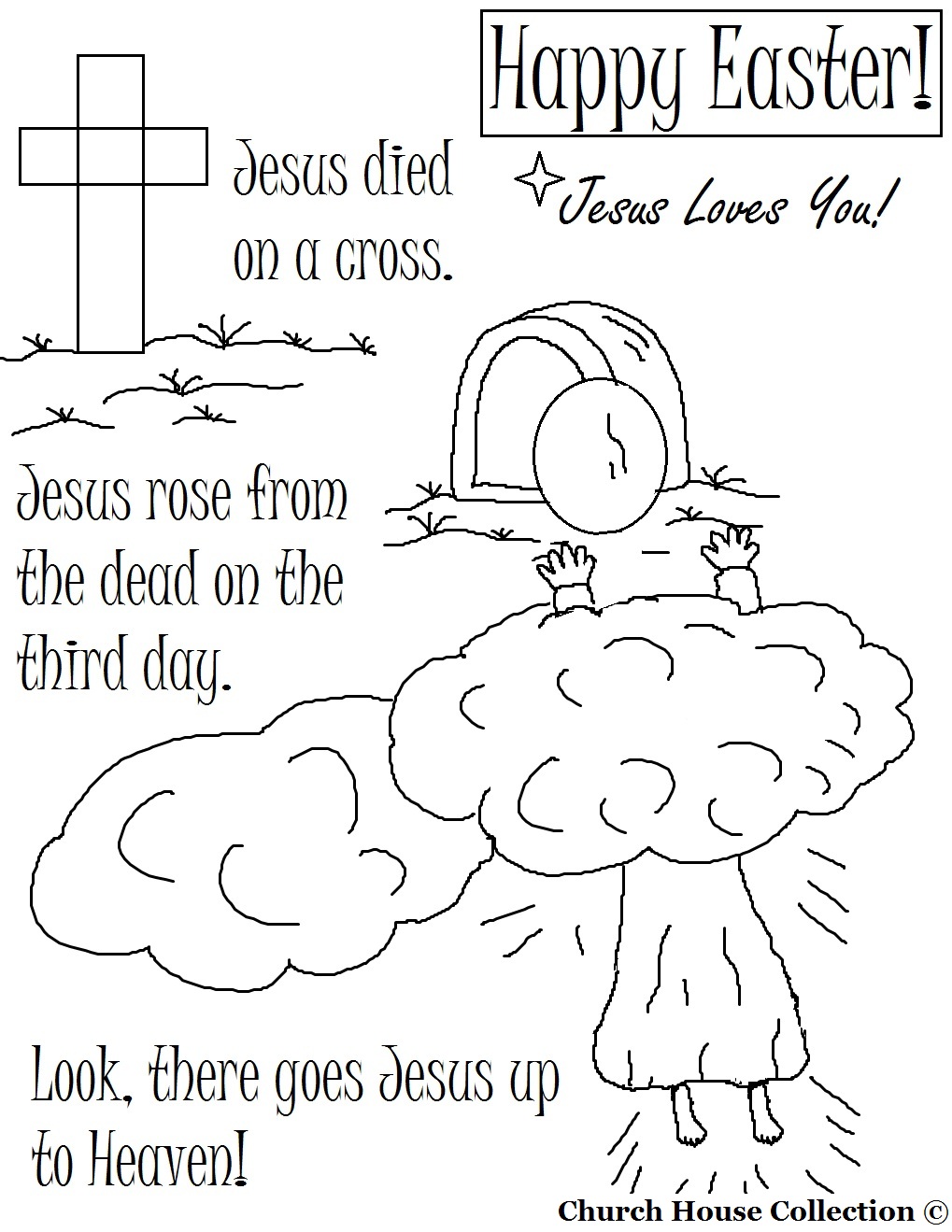 38 Uplifting Resurrection Coloring Pages Printable 27