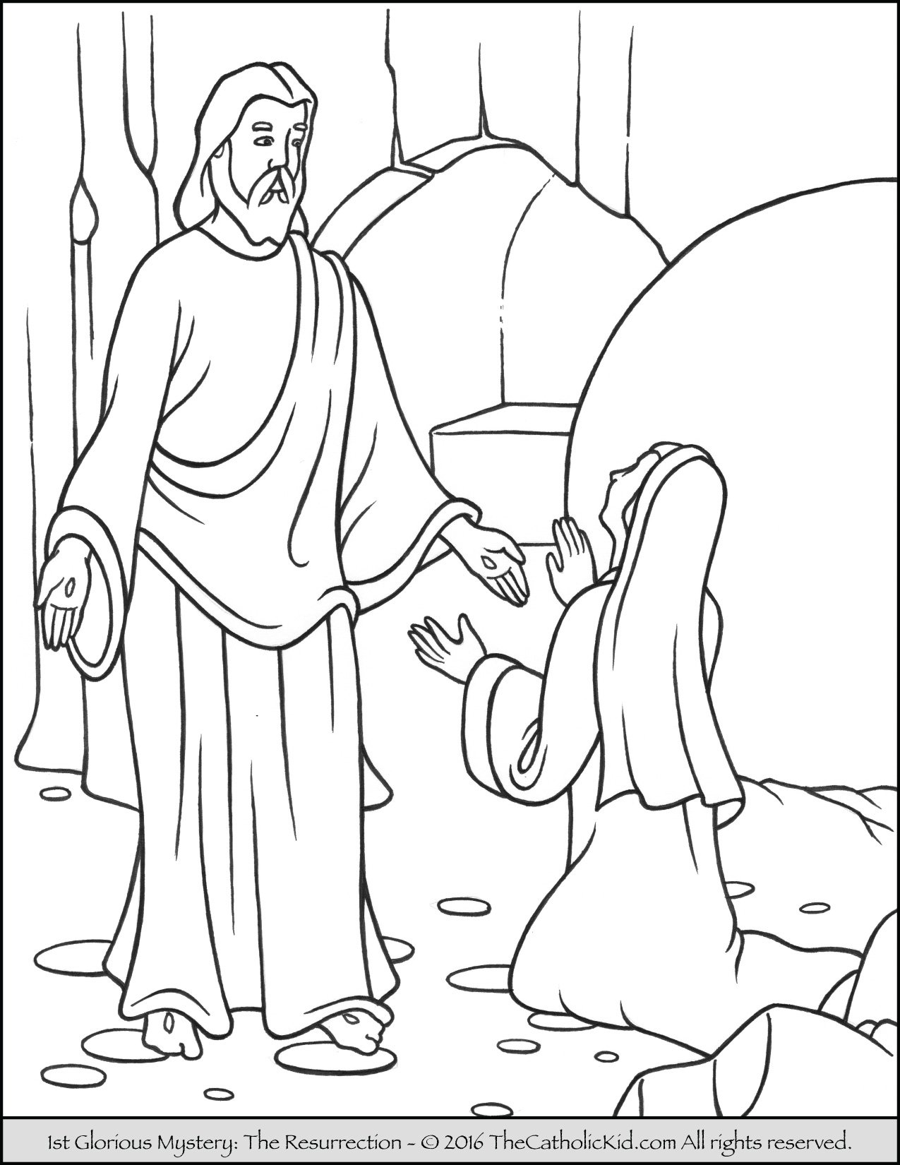 38 Uplifting Resurrection Coloring Pages Printable 31