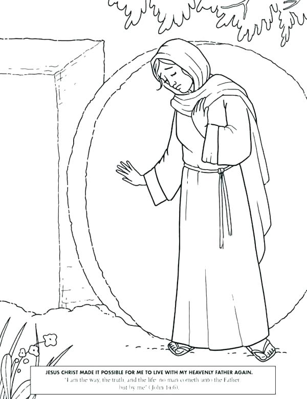 38 Uplifting Resurrection Coloring Pages Printable 34