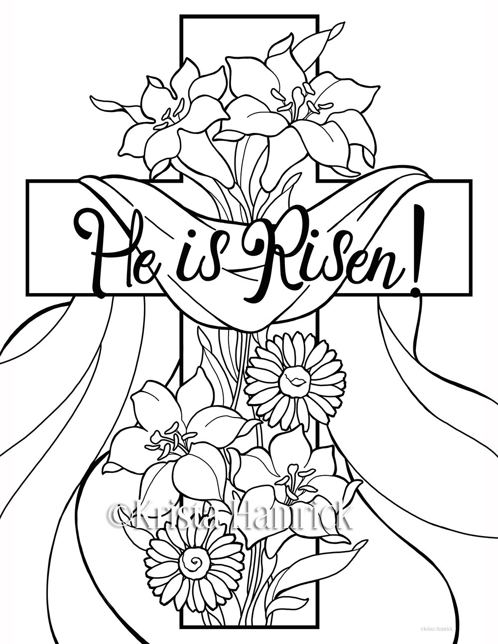 38 Uplifting Resurrection Coloring Pages Printable 4