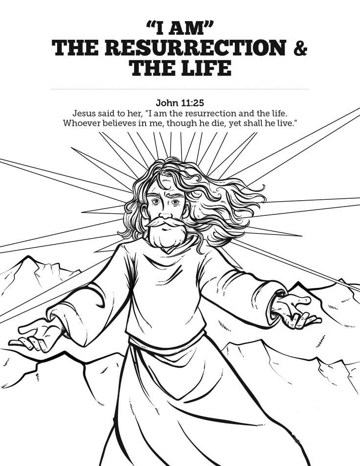 38 Uplifting Resurrection Coloring Pages Printable 5