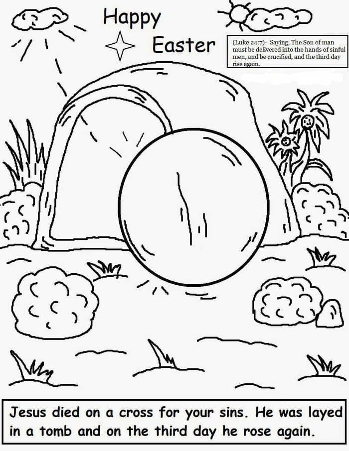 38 Uplifting Resurrection Coloring Pages Printable 6