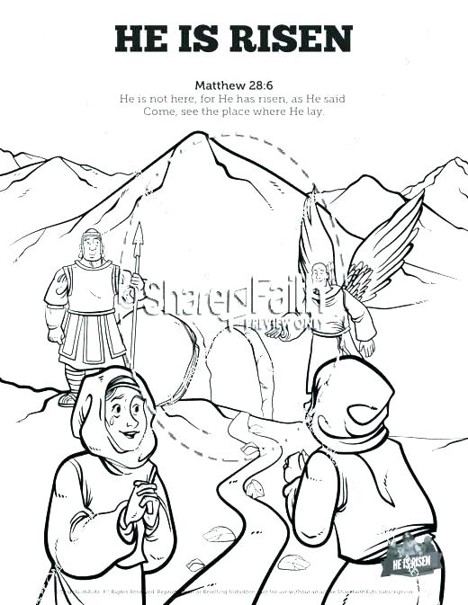 38 Uplifting Resurrection Coloring Pages Printable 8