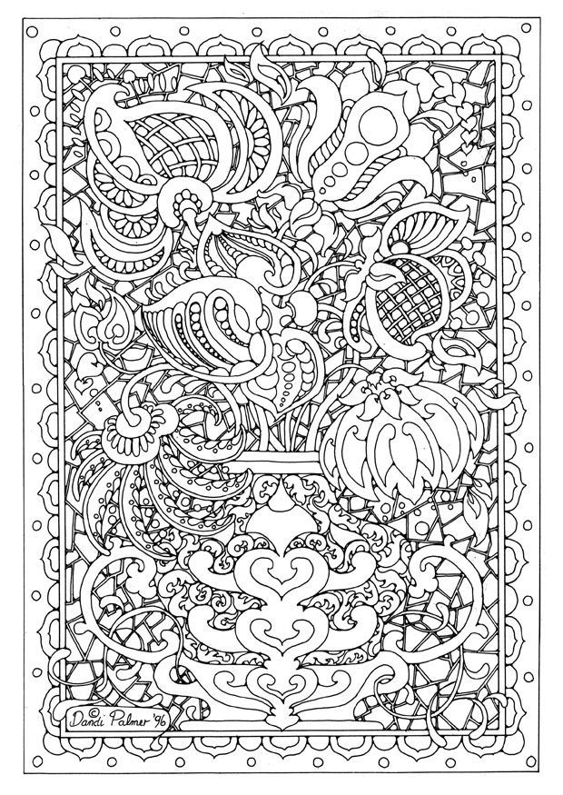 39 Challenging Hard Animal Coloring Pages Printable 28