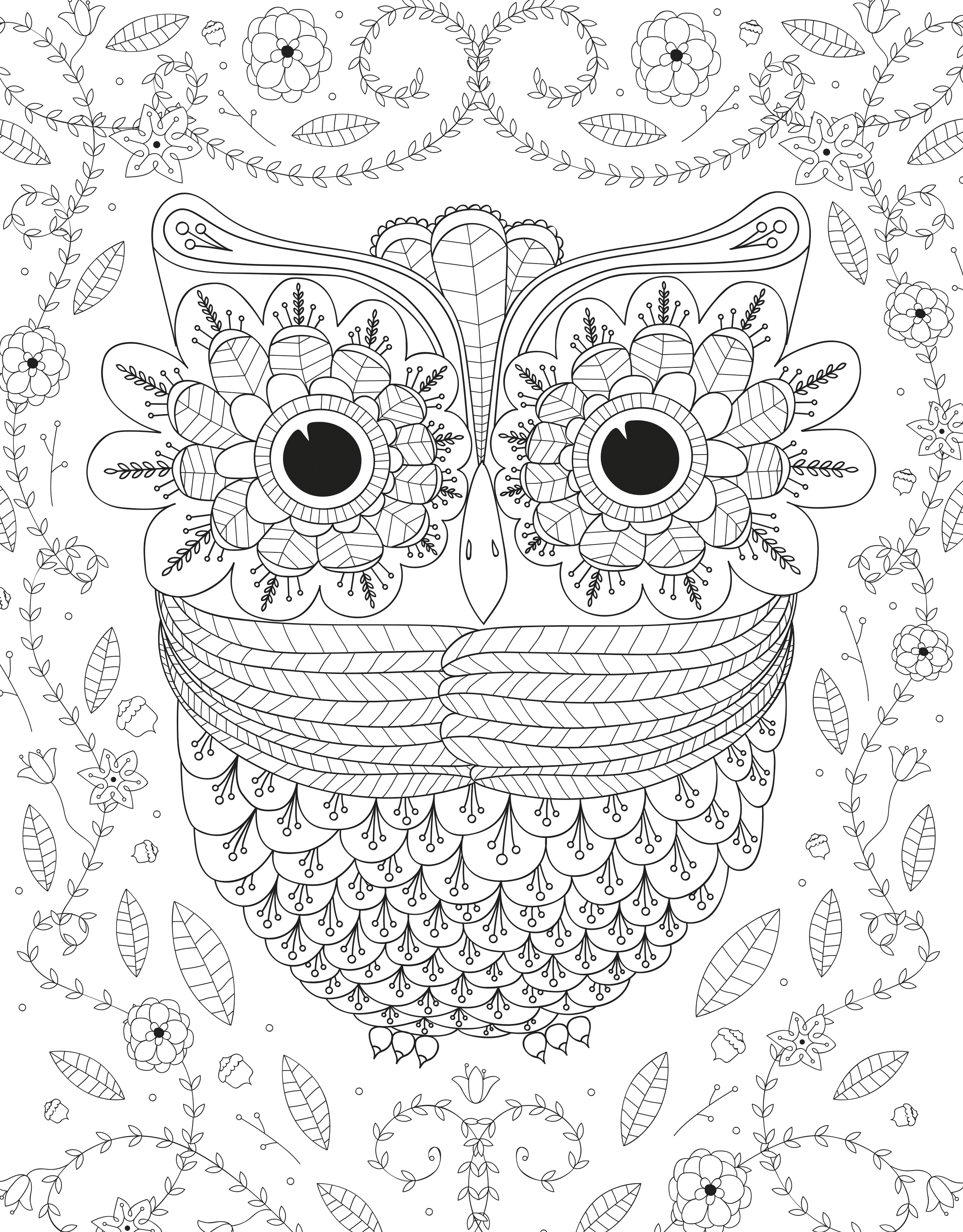 39 Challenging Hard Animal Coloring Pages Printable 30