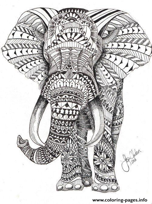 39 Challenging Hard Animal Coloring Pages Printable 8