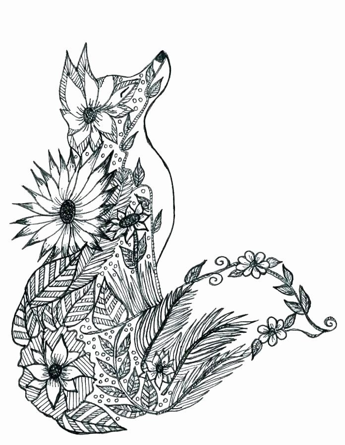 39 Challenging Hard Animal Coloring Pages Printable 9