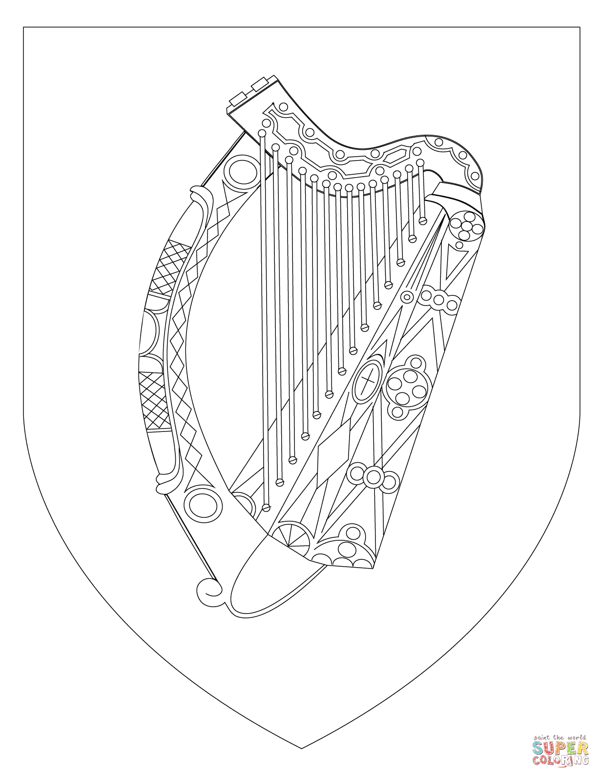 39 Cheerful Ireland Coloring Pages Printable 10