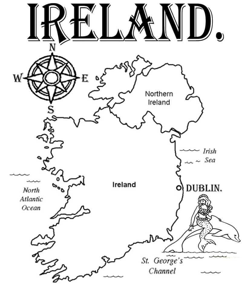 39 Cheerful Ireland Coloring Pages Printable 8