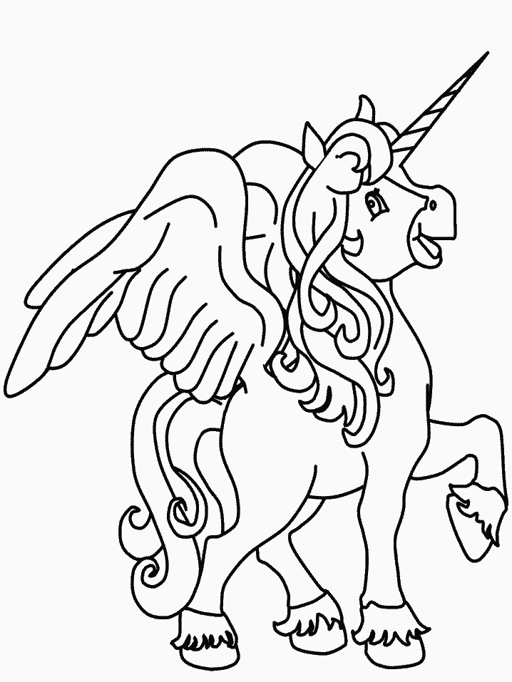 39 Winter Unicorn Coloring Pages Printable 12