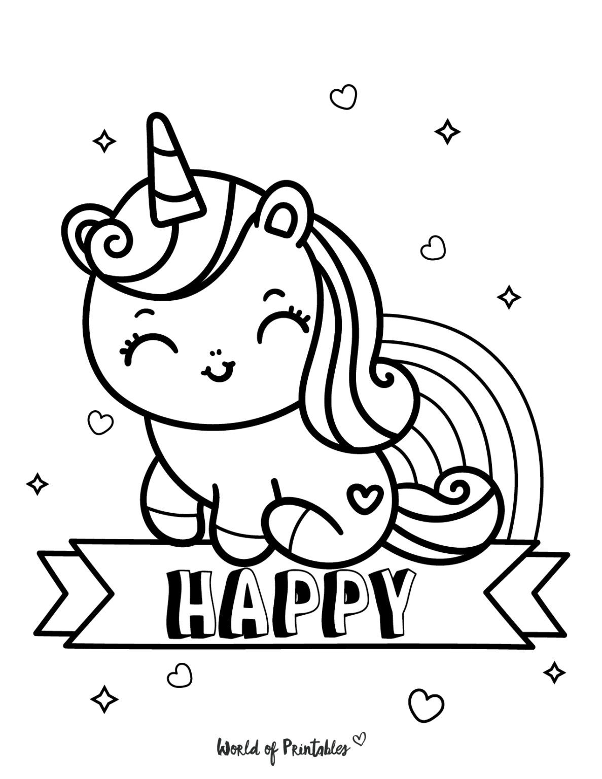 39 Winter Unicorn Coloring Pages Printable 13