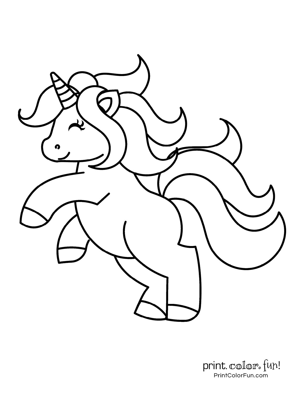 39 Winter Unicorn Coloring Pages Printable 15