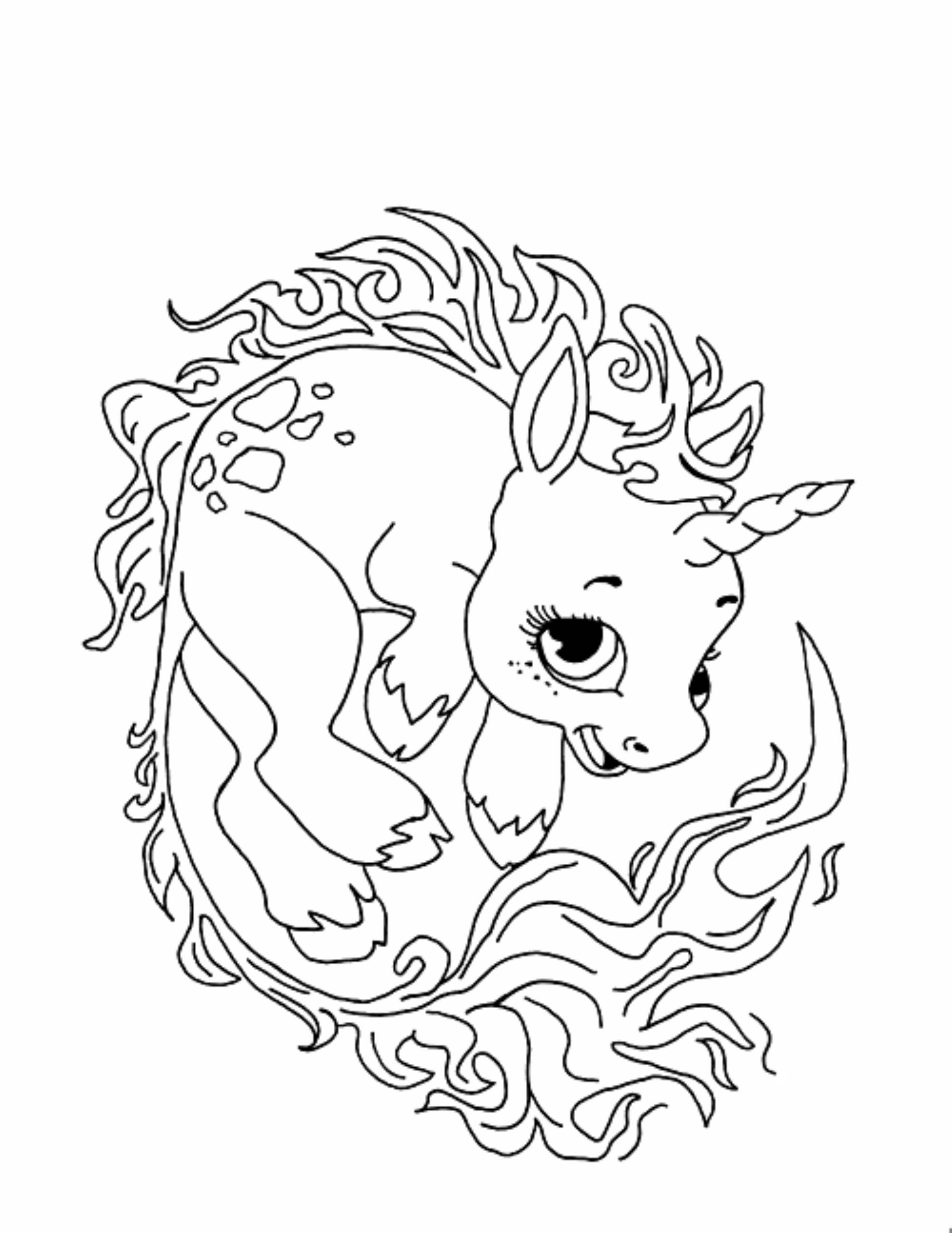 39 Winter Unicorn Coloring Pages Printable 19