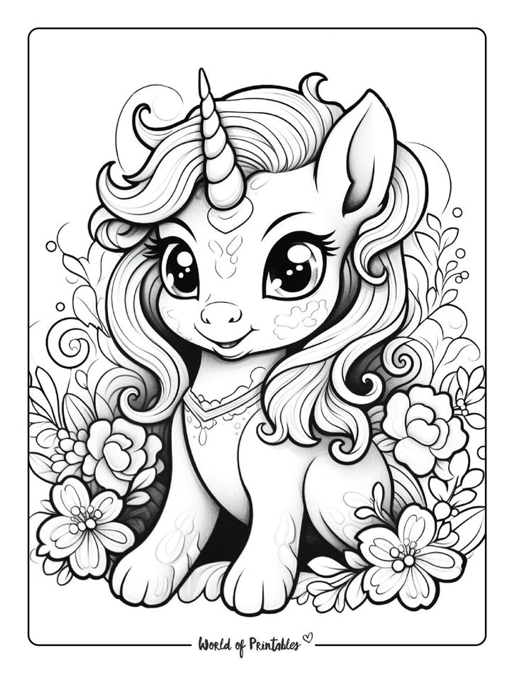 39 Winter Unicorn Coloring Pages Printable 20