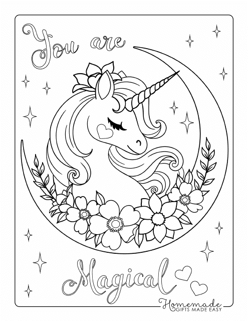 39 Winter Unicorn Coloring Pages Printable 22