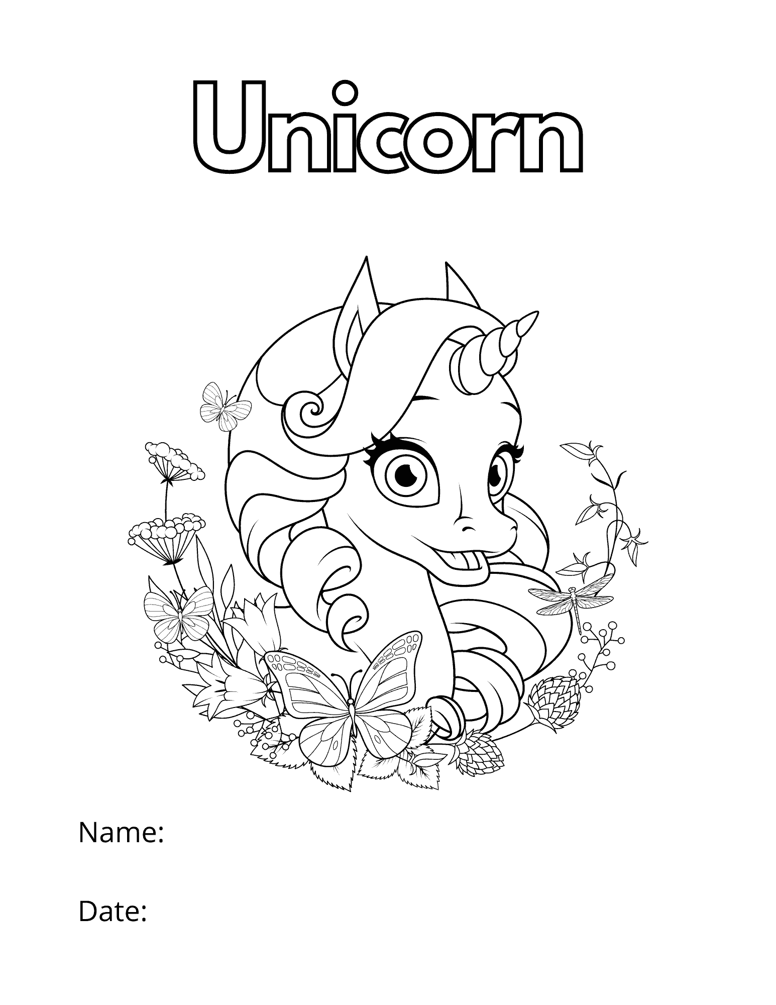 39 Winter Unicorn Coloring Pages Printable 23