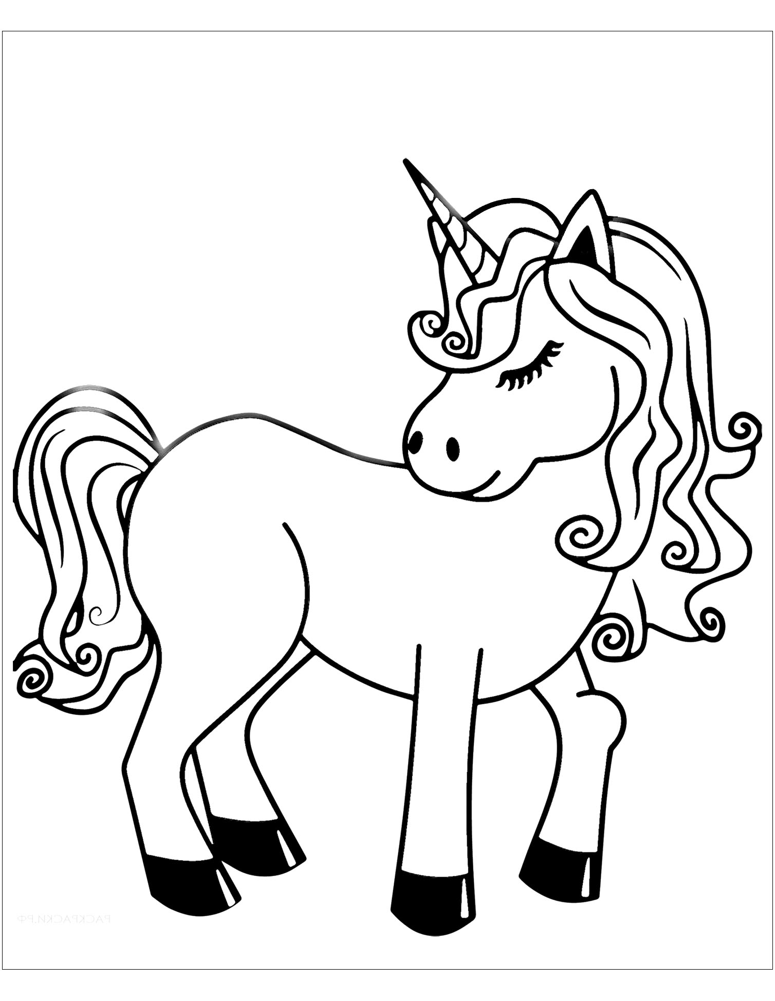 39 Winter Unicorn Coloring Pages Printable 9