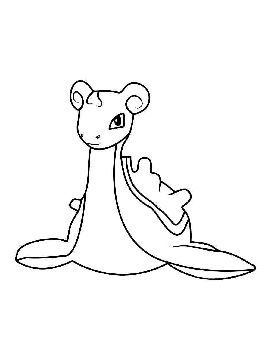 91 Lapras Coloring Page Printable 24