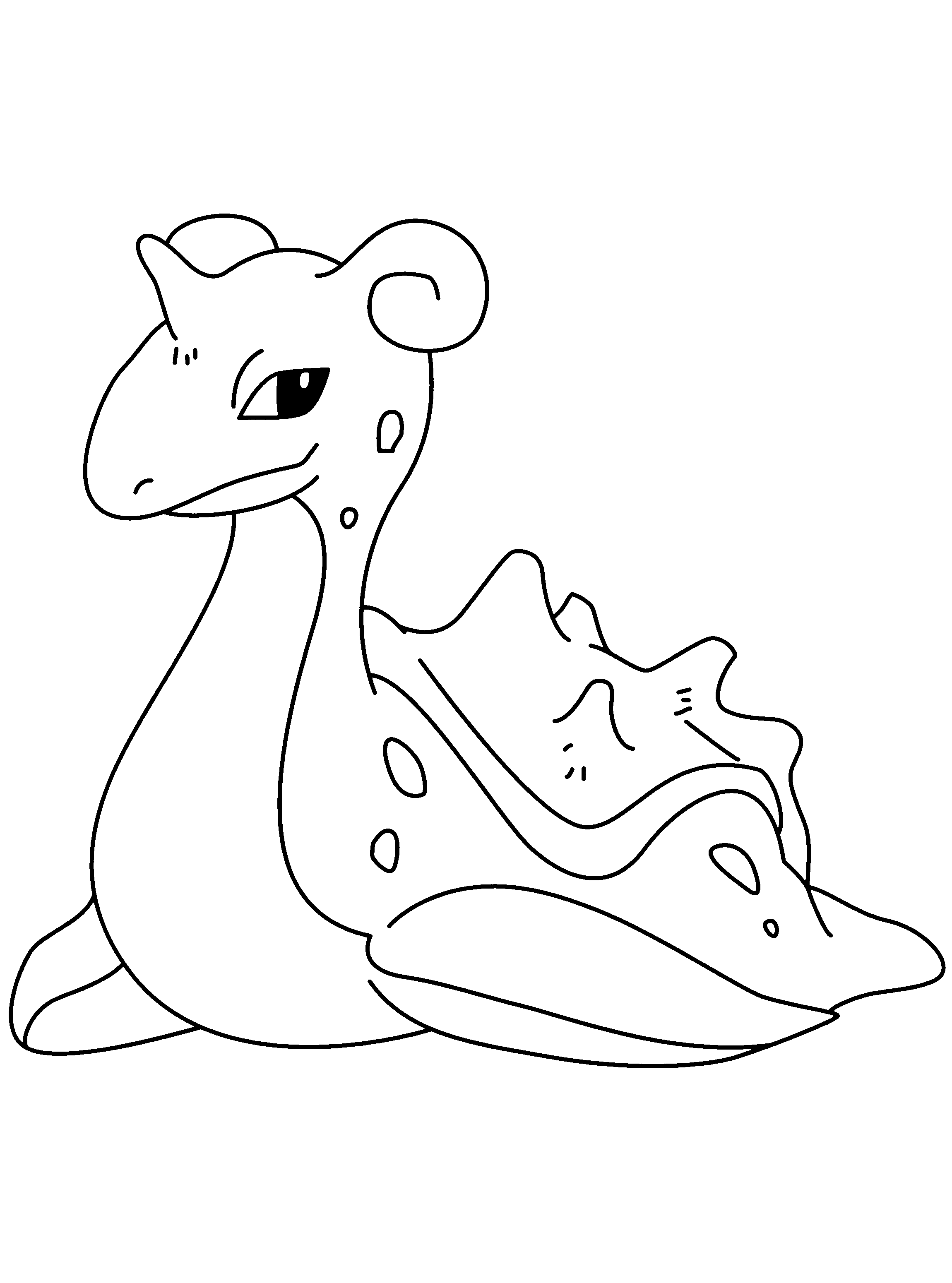 91 Lapras Coloring Page Printable 32