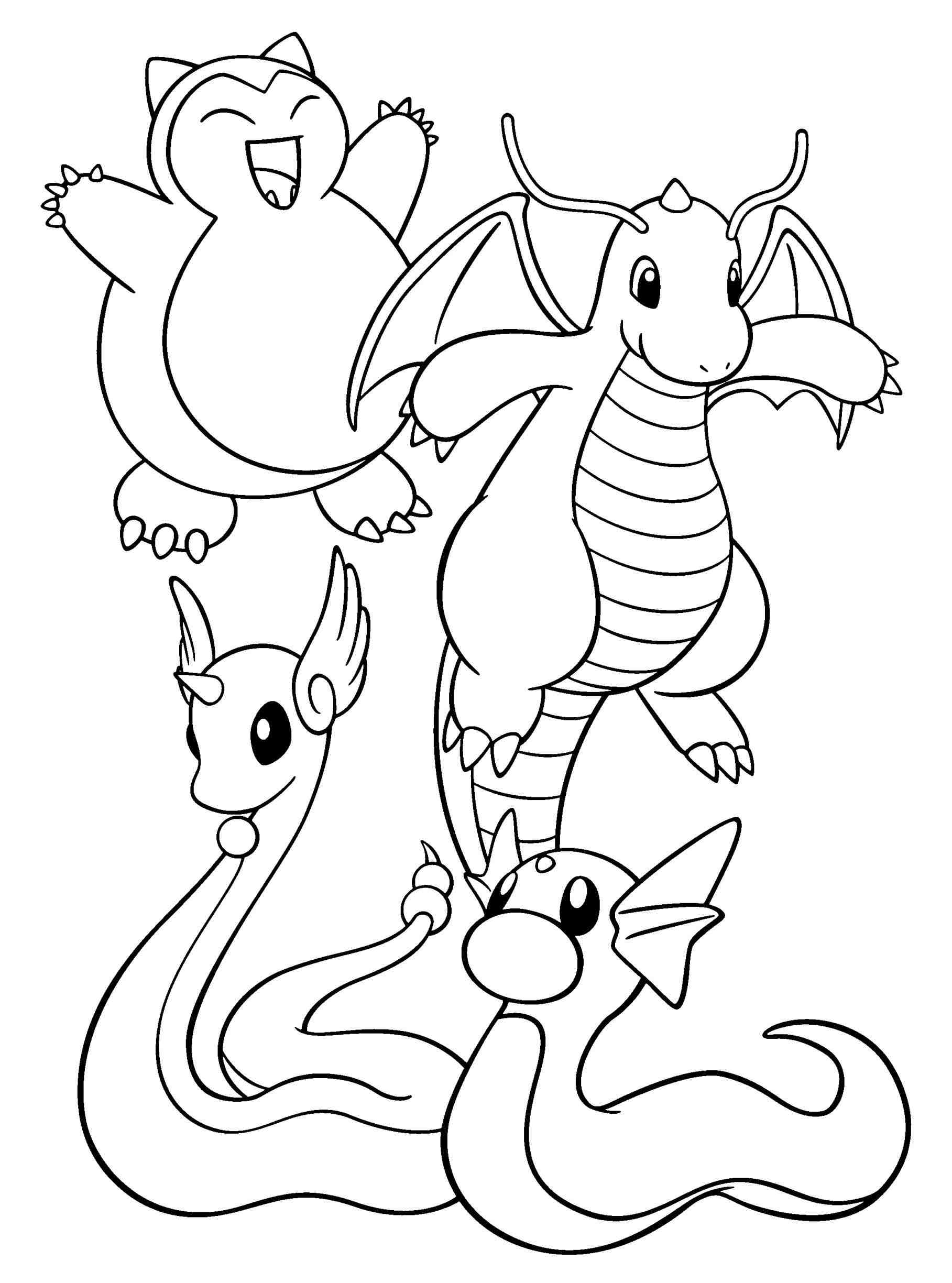 91 Lapras Coloring Page Printable 60