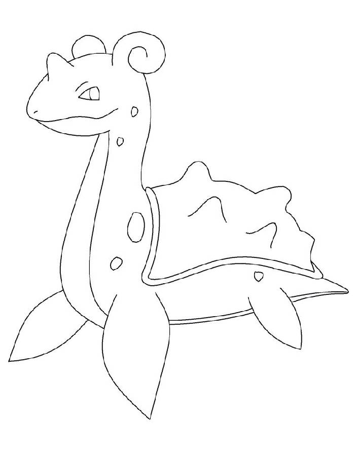 91 Lapras Coloring Page Printable 72