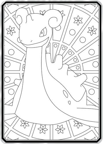 91 Lapras Coloring Page Printable 75