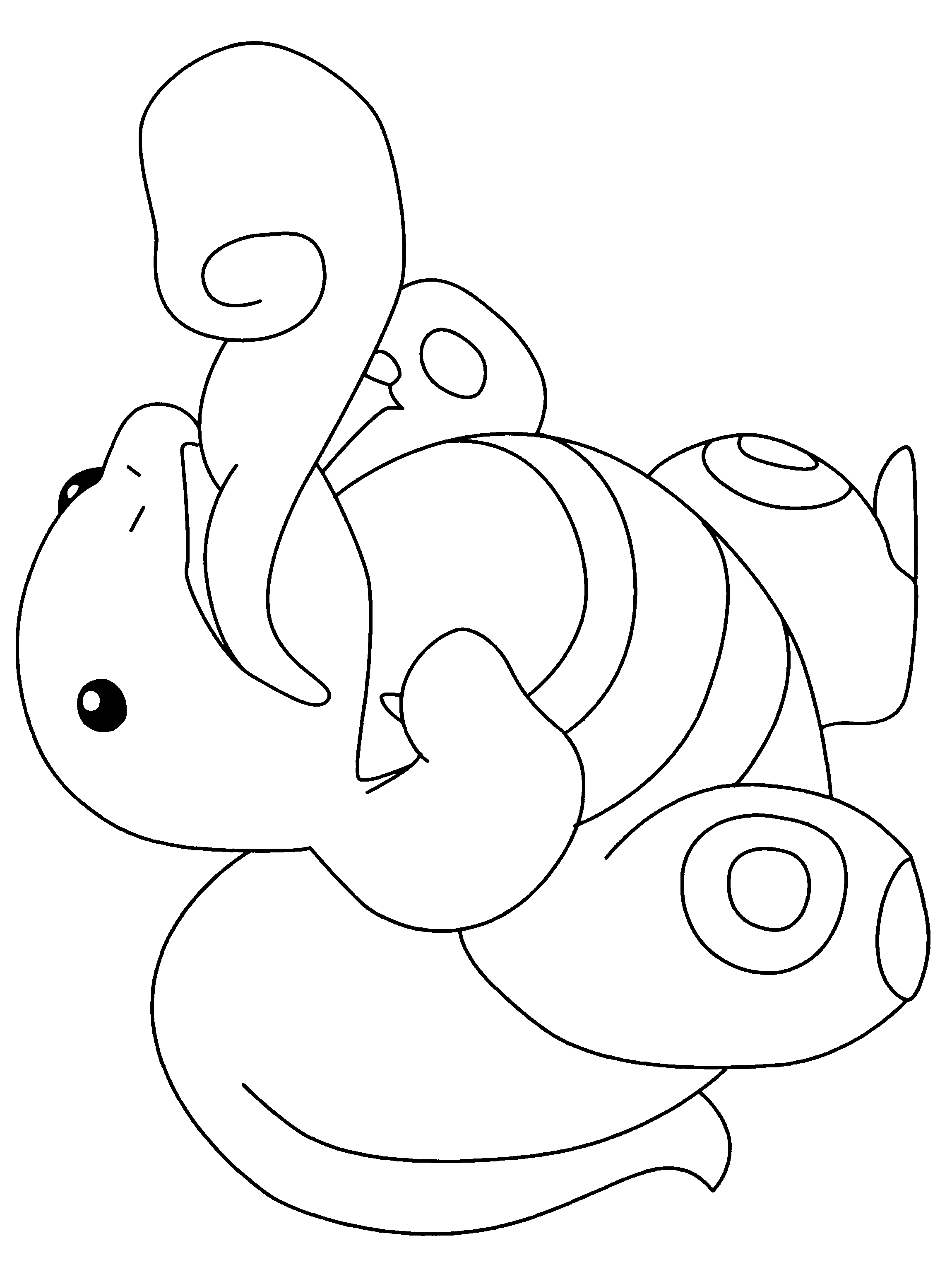 91 Lapras Coloring Page Printable 96