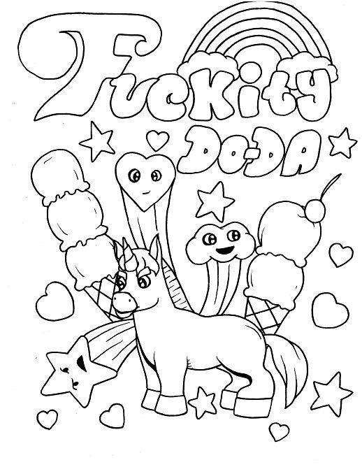 96 Fun Cartoons Coloring Pages Printable 21