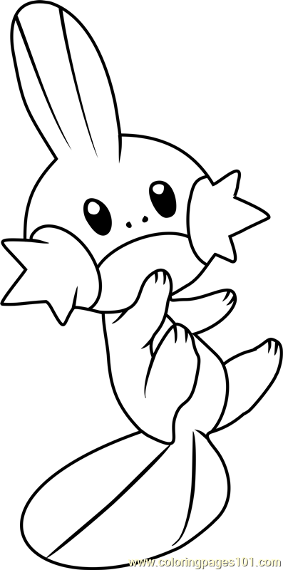 96 Mudkip Coloring Page Printable 1