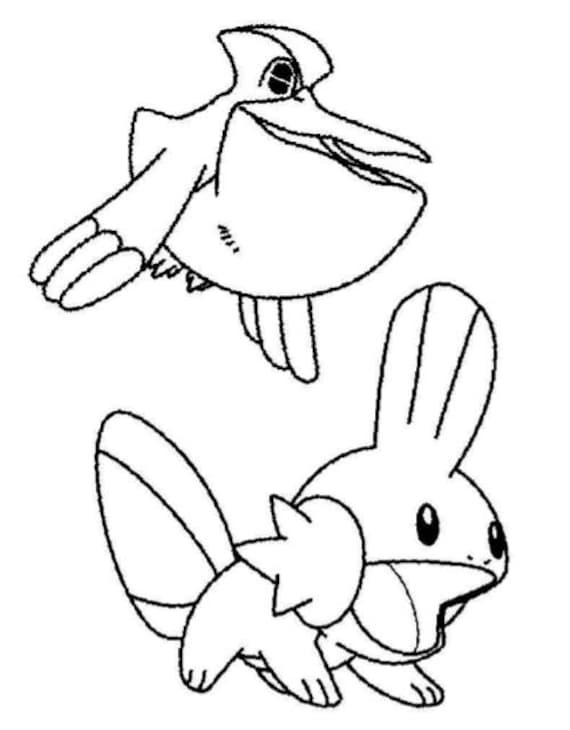 96 Mudkip Coloring Page Printable 15