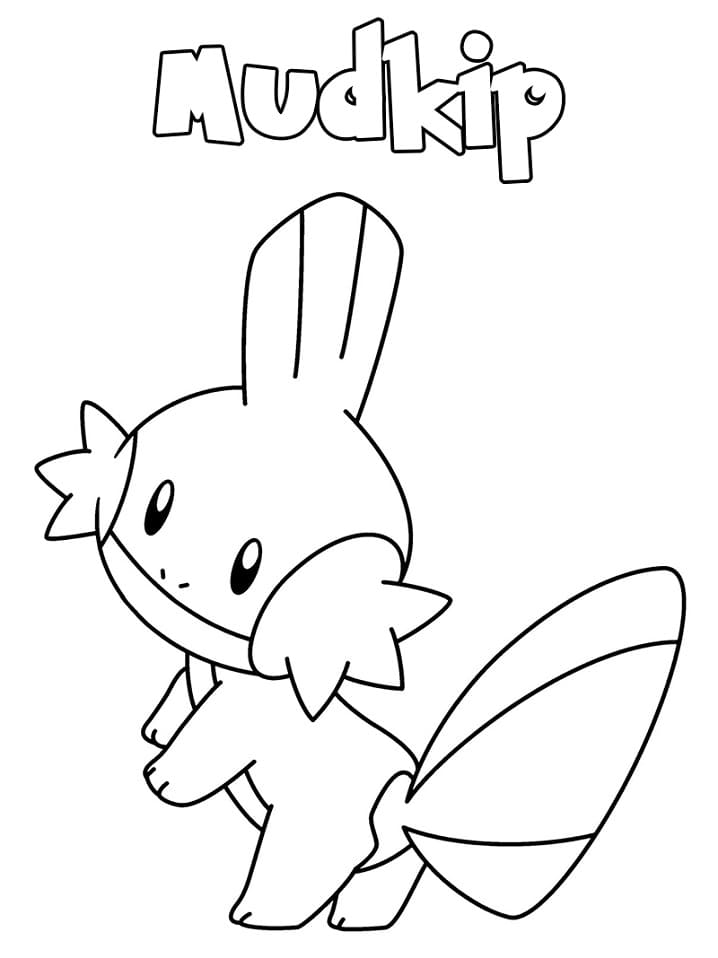 96 Mudkip Coloring Page Printable 25