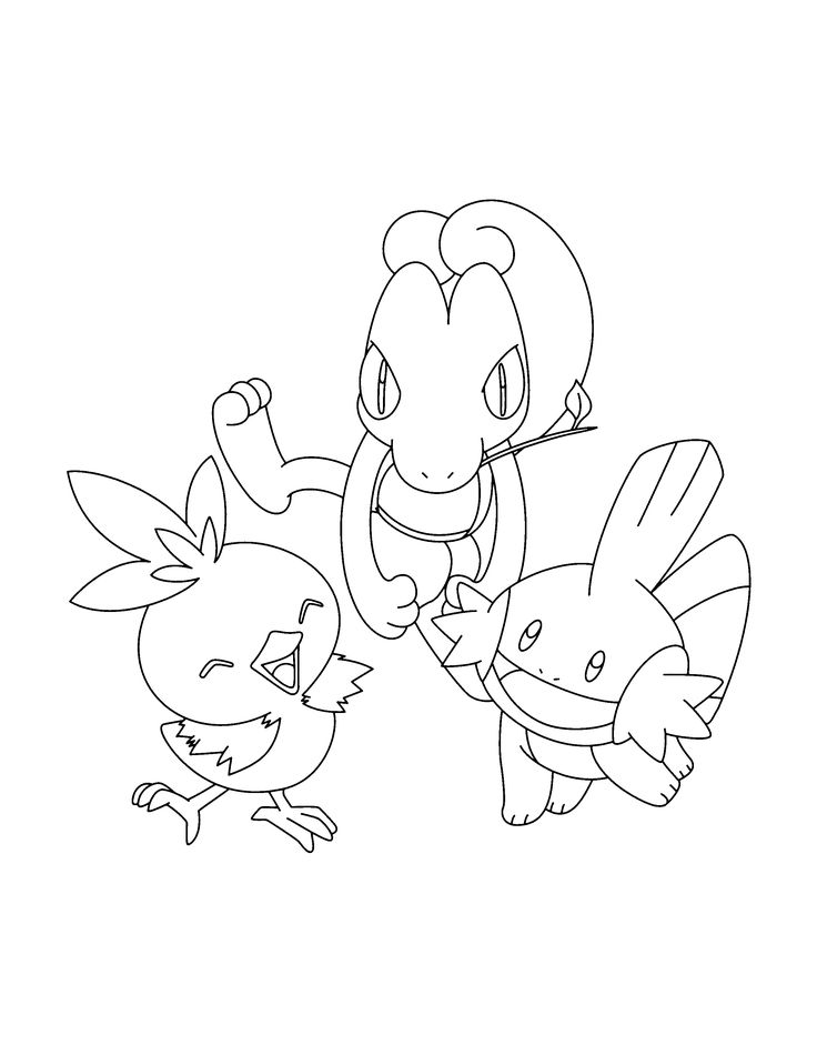 96 Mudkip Coloring Page Printable 29