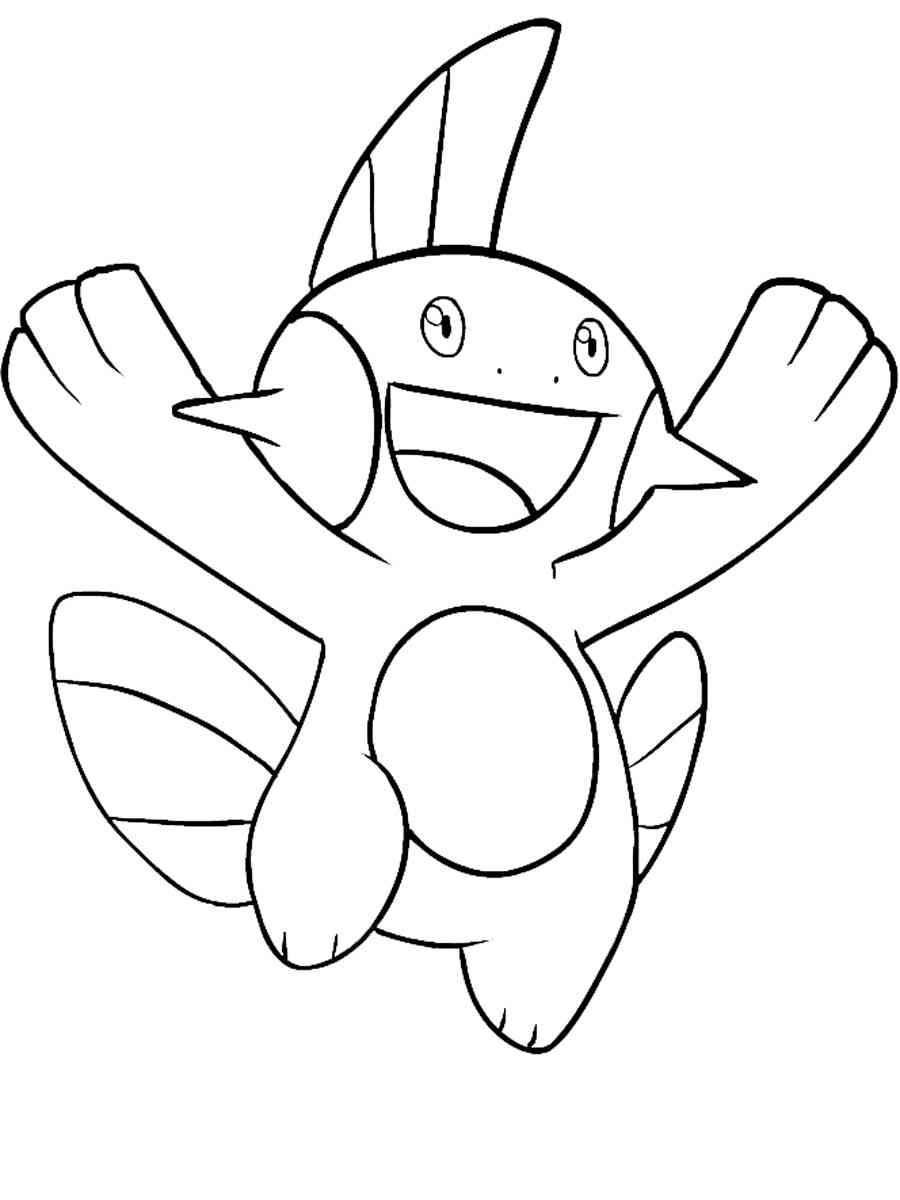 96 Mudkip Coloring Page Printable 74