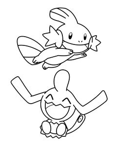 96 Mudkip Coloring Page Printable 8